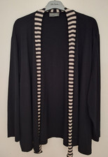 Trendige Shirtjacke von ULLA POPKEN SELECTION in Gr. 54/56 mit Streifen