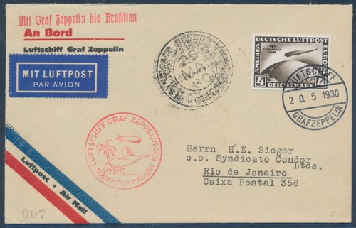 Zeppelin südamerikafahrt 1930 - zeppelin,