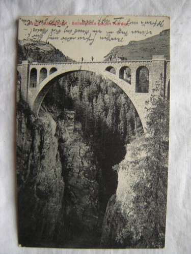 Postkarte albulabahn - postkarte,