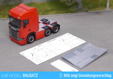 1:87 EM626 Bausatz für Chassis Vollverkleidung Scania 6x2 tief mit Riffelblech