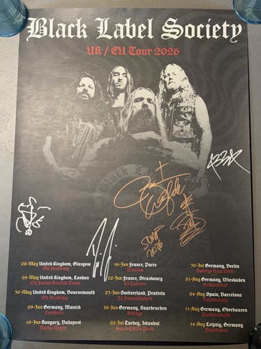 Black label society tour - uk/eu,
