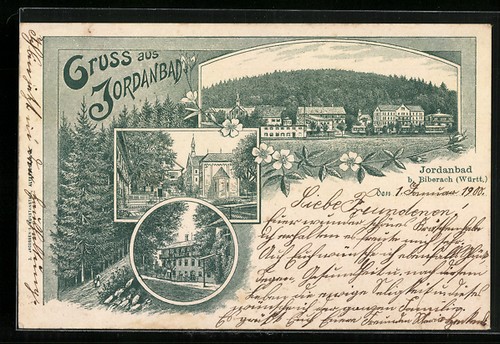 Lithographie jordanbad bei - lithographie,