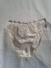 2. Schicker Slip- Spitzenslip- Dessous- Unterhose, Gr. 44, weiß, Zustand neu