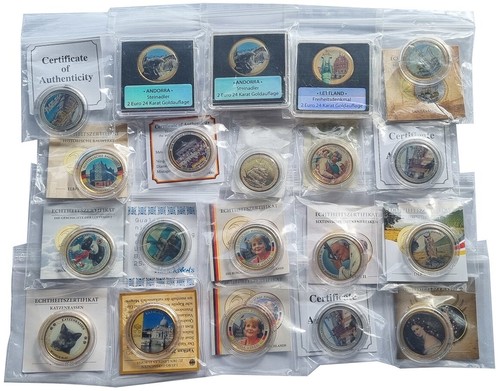Euro münzen mit kaltemaille - euro,