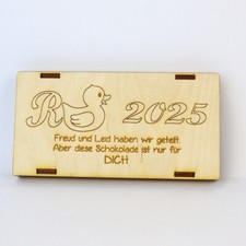 Geschenk zur rente holzkiste - zur,