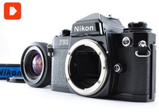 [NM+5] Nikon FE2 analoge Spiegelreflexkamera 35 mm Gehäuse + Bonusobjektiv Zo...