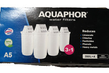 4x ORIGINAL AQUAPHOR Wasserfilter-Filterkartusche A5 (350l) Kalkschutz NEU !!!