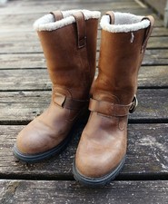 Damen Biker Stiefel 38 Timberland Winterstiefel Boots Engineer gefüttert