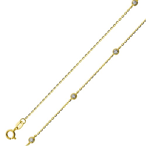 Diamant collier gold 585 14k - collier,