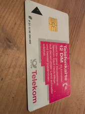 12 DM Telefonkarte Telekom
