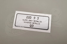 Aufkleber Schiefer Metallic -