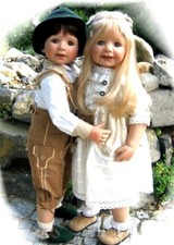 Künstlerpuppe chrissi - 92, cm,