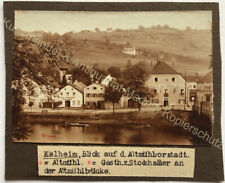 orig. Foto Kelheim um 1905 Gasthaus Stockhammer Altmühl Altmühltal Unikat 