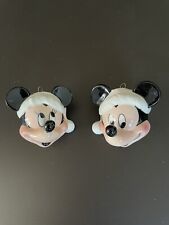 Christbaumschmuck (  selten ) Mickey  und Minnie Mouse Keramik für Sammler 