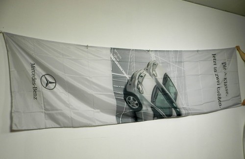 Mercedes benz hissfahne groß - mercedes,