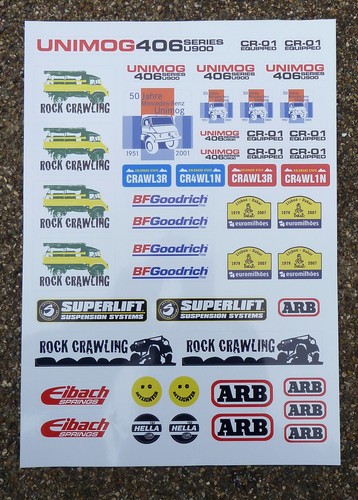 Rock crawler aufkleber - rc,