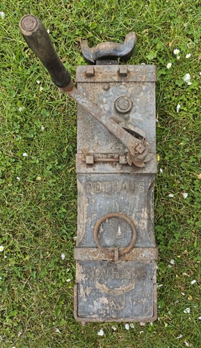 Antike stockwinde wagenheber - stockwinde,