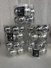 10 echt Glas Weihnachtskugeln