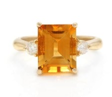 3,50 Ct Citrin & Natürlicher