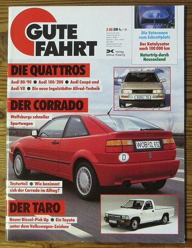 Gute fahrt test vw - fahrt, 02/89