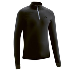 Gonso Herren Langarm Radtrikot Grosso black mit RV-Tasche bis 6XL