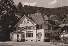 77793 Gutach - Schwarzwaldbahn  Hotel - Pension Löwen  um 1967