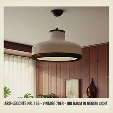Aro-Leuchte Nr.165 Vintage 70er Deckenlampe Mid-Century Neuwertig OriginalDE