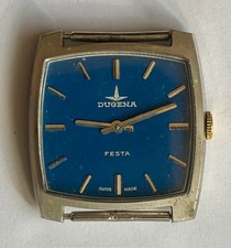Vintage dugena festa blue dial - dugena,
