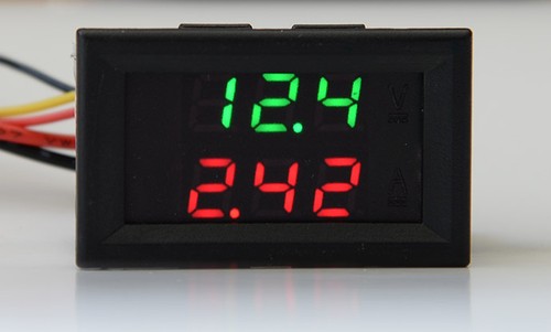 Dual anzeige voltmeter - voltmeter, +
