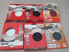 Schleifteller Set mit 125mm Schleifpapier Gitter Filz für Bohrmaschine KB3Nr.18