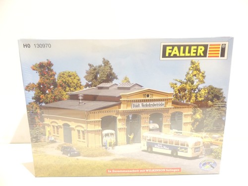 Faller 130970 bus depot - bus-depot, mit