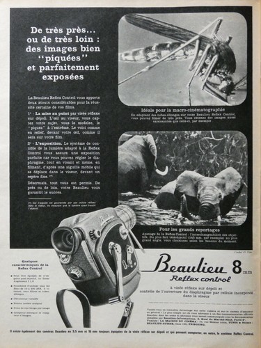 Pressewerbung 1963 beaulieu - pressewerbung,