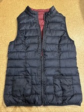 Wende-Weste (Bordeaux-Rot / Blau,gepunktet), Gr. 36