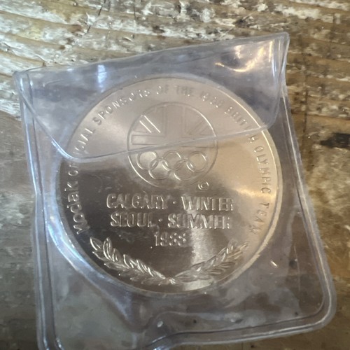 Olympische gedenkmedaille 1988 - olympische,