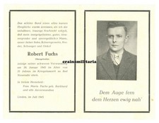 Orig sterbebild soldat - sterbebild,