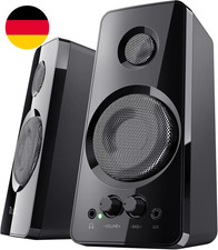 Trust Tytan 2.0 Lautsprecherset, 36 W (18 W RMS), Computer Boxen, Lautstärke- Un