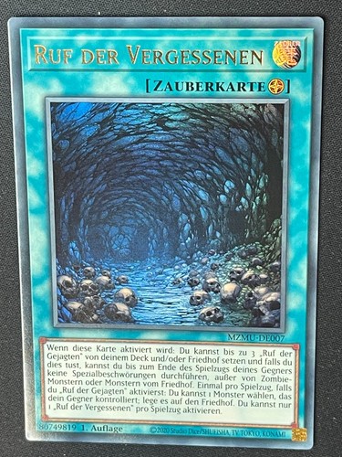 Ruf der vergessenen mzmu - ruf,