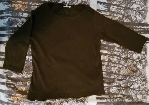Shirt arm baumwolle braun - ¾,
