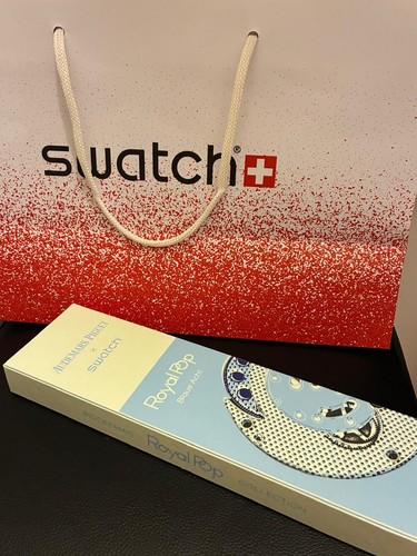 Swatch royal pop blaue - x,