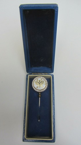 Anstecknadel silber box - in,