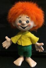 RAR schöne ältere Puppe PUMUCKL ca. 17 cm _ TOP, Bakelit o.ä., leicht defekt s.B