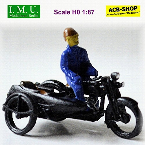 Motorrad mit beiwagen gespann - mit,