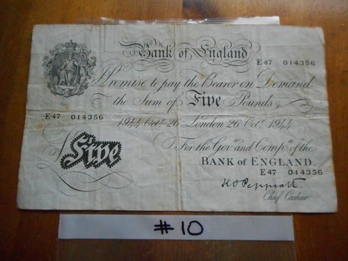 Bank england white - white, five