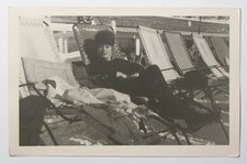 Liegende Frau Liege Berg Brussel's Val - Vintage Foto Snapshot 1965