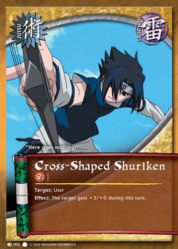 Kreuzförmige shuriken - shuriken, (j-002)
