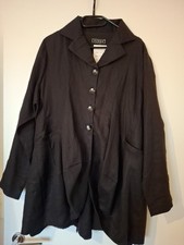 Xadoo leinenjacke schwarz - leinenjacke,