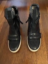 NEU Kennel & Schmenger Gr. 6,5 40 blau Kroko Keilabsatz Sneaker Wedges