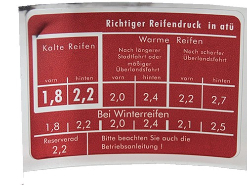 Roter chromfolien reifendruck - chromfolien,