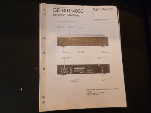 Original service manual - original,