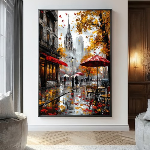 Leinwand bild cafe - bild,